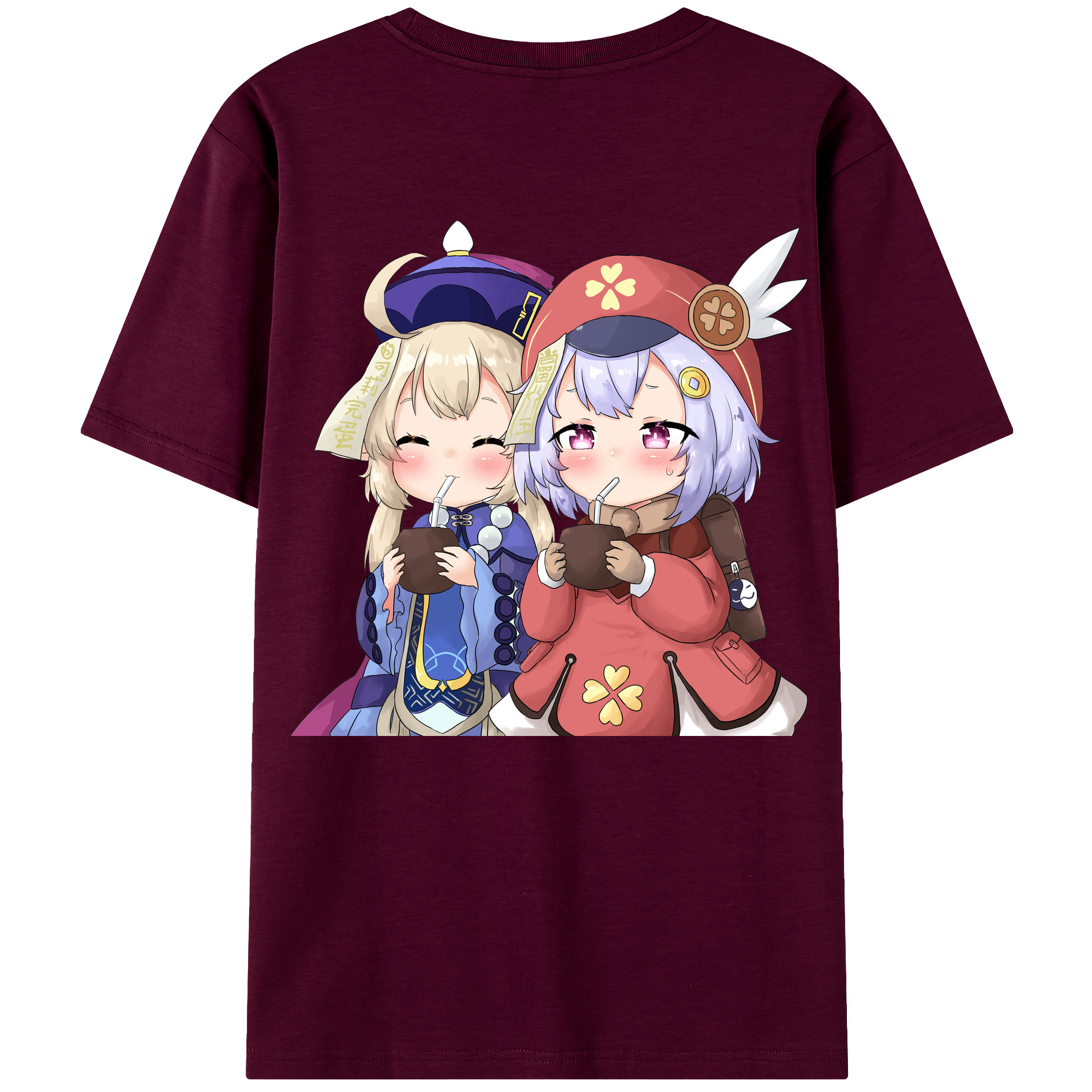 げんし神 七七 なな  genshin Nana レディース半袖Tシャツ(バックプリント)